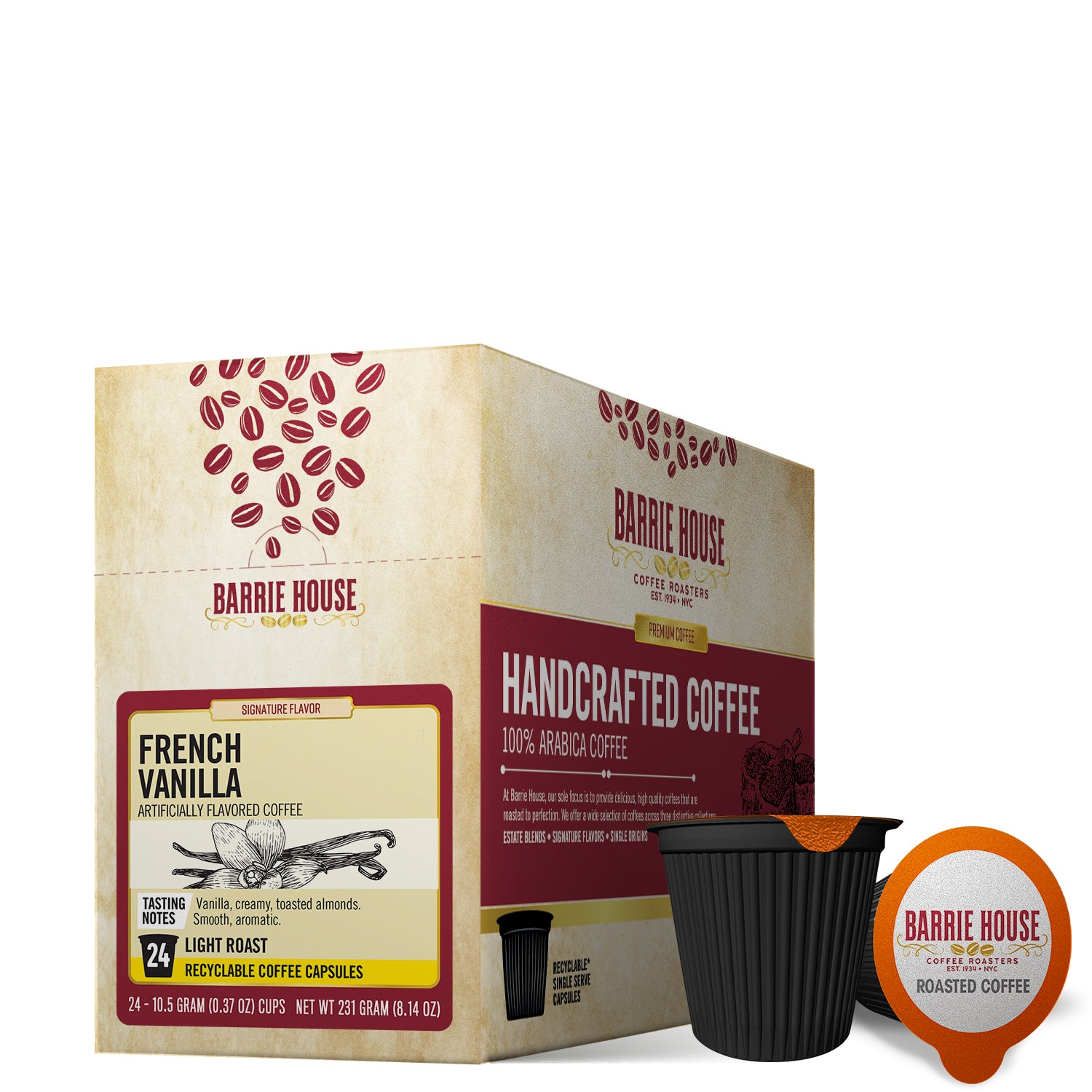 French Vanilla<br>Flavored Coffee<br>24 ct - Pods