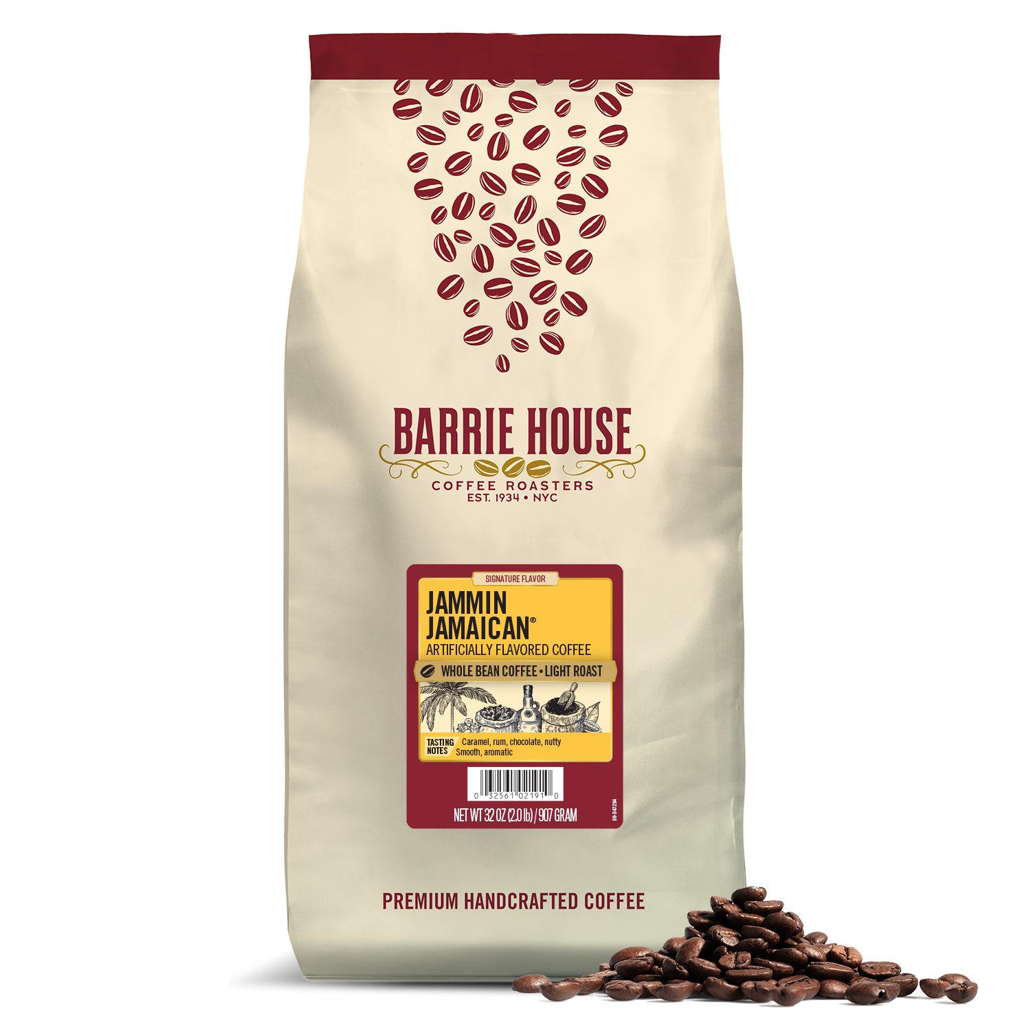 Jammin Jamaican®<br>Flavored Coffee<br>2 lb - Whole Bean