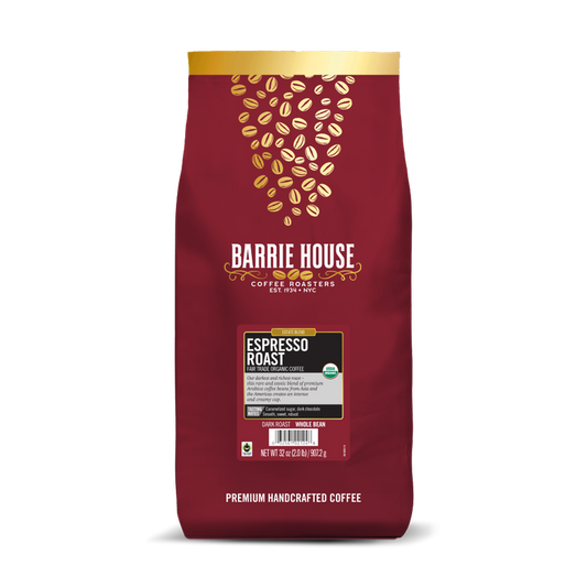 Espresso Roast Fair Trade Organic Coffee Whole Bean