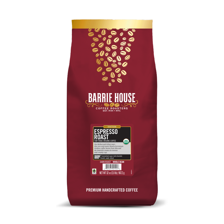 Espresso Roast<br>Fair Trade Organic<br>2 lb - Whole Bean