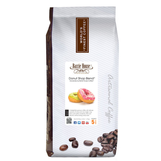 Barrie House Donut Shop Blend 2.5 lb Whole Bean